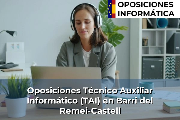 Oposiciones Técnico Auxiliar Informático (TAI) en Botarell 42 Oposiciones Técnico Auxiliar Informático (TAI) en Barri del Remei-Castell