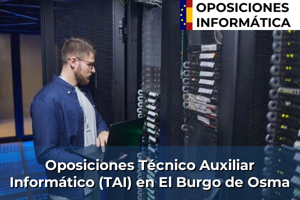 Oposiciones Técnico Auxiliar Informático (TAI) en Aldea del Rey Niño 48 Oposiciones Técnico Auxiliar Informático (TAI) en El Burgo de Osma