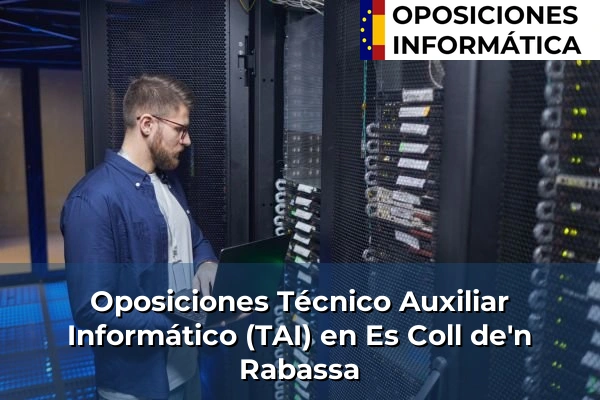 Oposiciones Técnico Auxiliar Informático (TAI) en Port de Pollença 36 Oposiciones Técnico Auxiliar Informático (TAI) en Es Coll de'n Rabassa