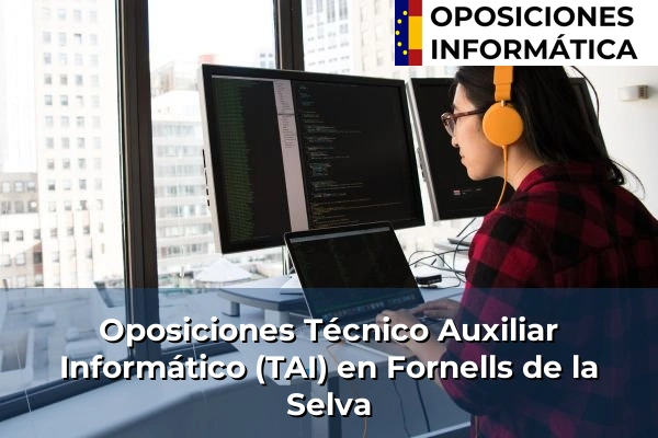 Oposiciones Técnico Auxiliar Informático (TAI) en Botarell 89 Oposiciones Técnico Auxiliar Informático (TAI) en Fornells de la Selva