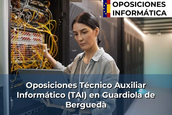 Oposiciones Técnico Auxiliar Informático (TAI) en Botarell 95 Oposiciones Técnico Auxiliar Informático (TAI) en Guardiola de Berguedà