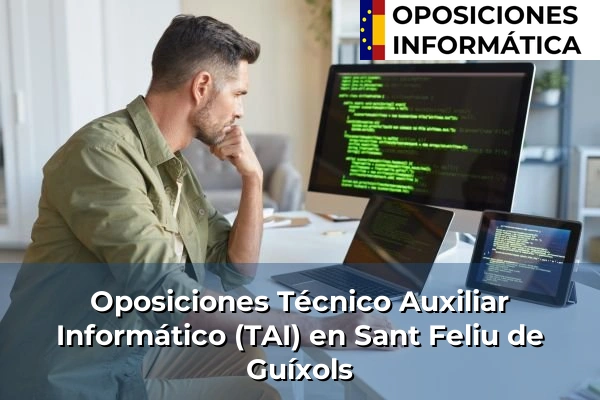 Oposiciones Técnico Auxiliar Informático (TAI) en Botarell 182 Oposiciones Técnico Auxiliar Informático (TAI) en Sant Feliu de Guíxols