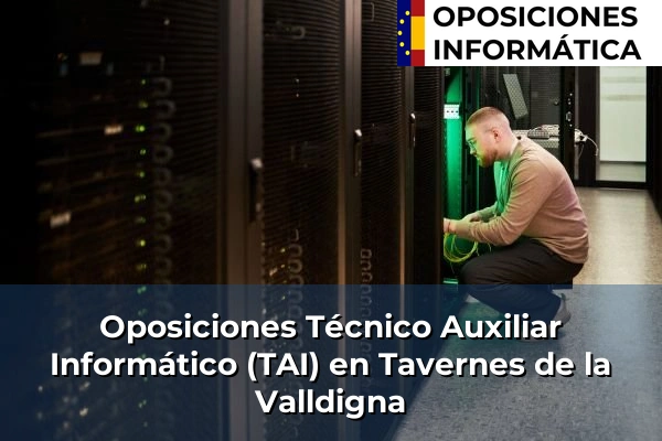 Oposiciones Técnico Auxiliar Informático (TAI) en Comunidad Valenciana 20 Oposiciones Técnico Auxiliar Informático (TAI) en Tavernes de la Valldigna
